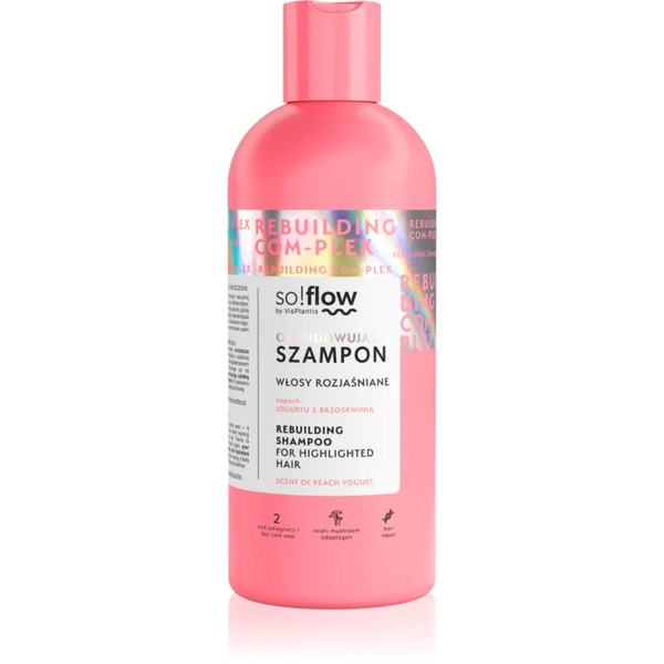  So!flow Rebuilding Com-plex Shampoo For Highlighted Hair Regenerating Shampoo For Bleached Hair 300 Ml 