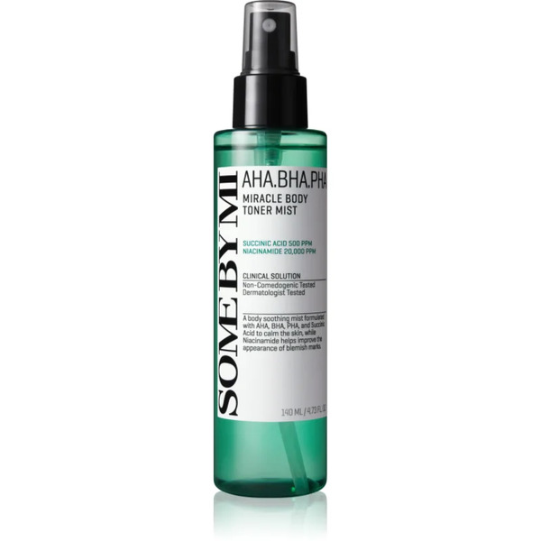  Some By Mi Aha∙bha∙pha 30 Days Miracle Body Toner Mist Body Mist For Sensitive And Problematic Skin 140 Ml 