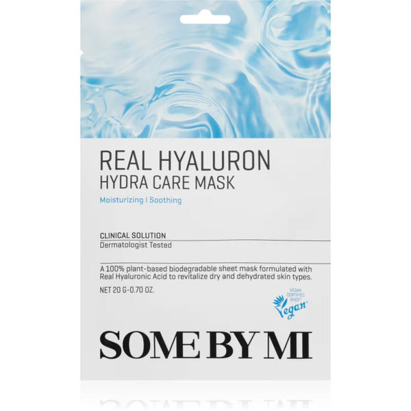  Some By Mi Clinical Solution Hyaluron Hydra Care Mask Moisturising Face Sheet Mask With Soothing Effect 20 G 