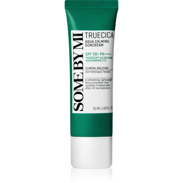  Some By Mi Truecica Aqua Calming Suncream Soothing Protective Emulsion Spf 50+ 50 Ml 