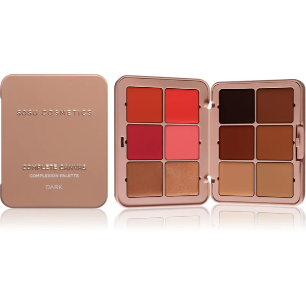  Sosu Cosmetics Complete Canvas Complexion Palette Multipurpose Palette For The Face Shade 26.4 G 