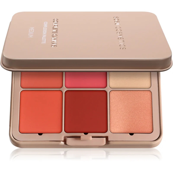  Sosu Cosmetics Complete Canvas Complexion Palette Multipurpose Palette For The Face Shade Medium 26.4 G 