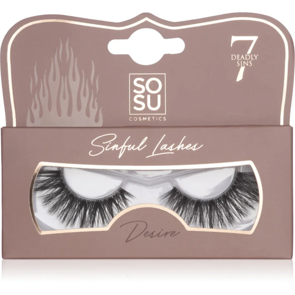 Sosu Cosmetics 7 Deadly Sins Lashes False Eyelashes Desire 1 Pc 