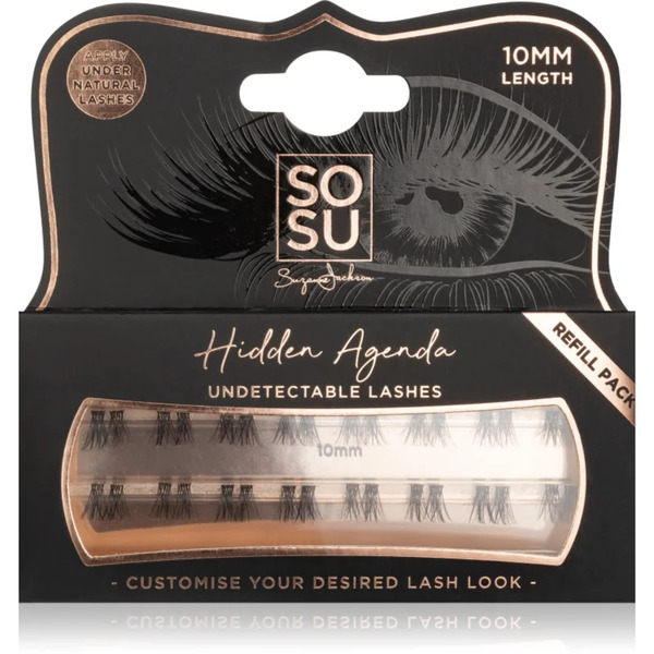  Sosu Cosmetics Hidden Agenda Undetectable Lashes Knott-free Individual Cluster Lashes 10 Mm 