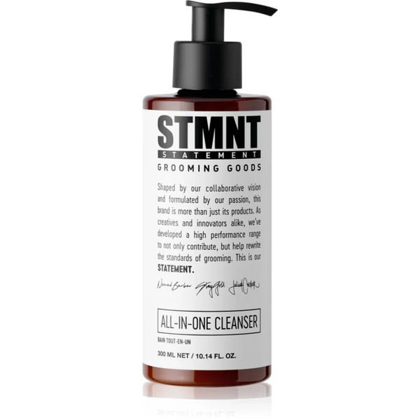  Stmnt Care All-in-one Cleanser Shampoo For Hair, Beard And Body 300 Ml 