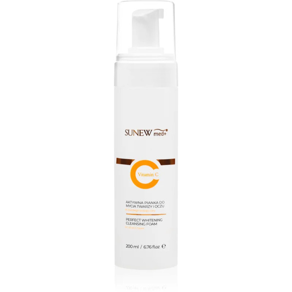  Sunewmed+ Active Foaming Cleanser Face And Eye Makeup Removal Active Vitamin C Foaming Cleanser For Face And Eye Makeup Removal 200 Ml 