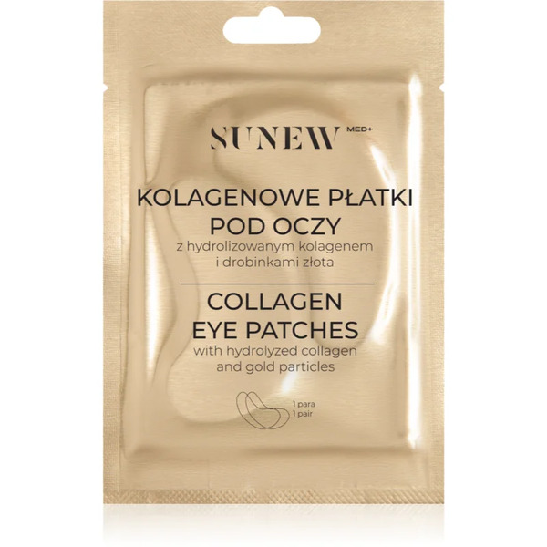  Sunewmed+ Brightening Collagen Eye Patches Collagen Under Eye Patches With Hydrolyzed Collagen And Gold Particles 2 Pc 