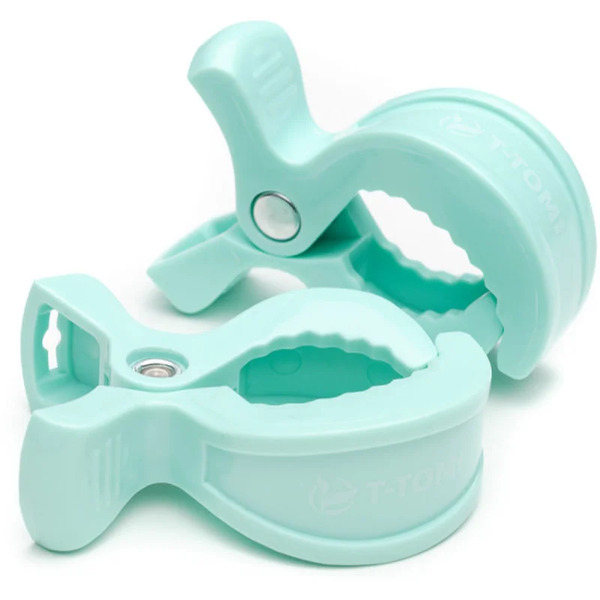  T-tomi Clip Pram Clip Pastel Mint 2 Pc 