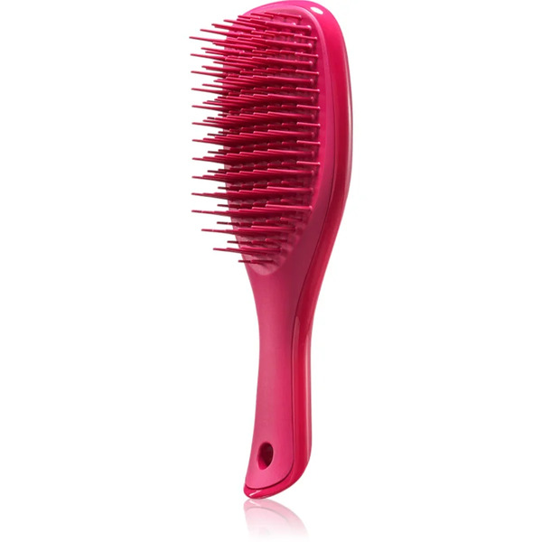  Tangle Teezer The Ultimate Detangler Mini Flat Brush For Straight And Curly Hair Electric Raspberry 1 Pc 