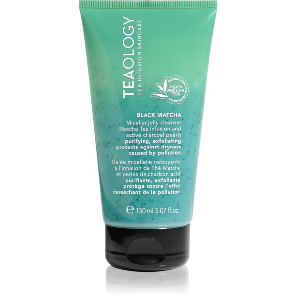  Teaology Cleansing Black Matcha Micellar Jelly Cleanser Cleansing Micellar Emulsion With Exfoliating Effect 150 Ml 