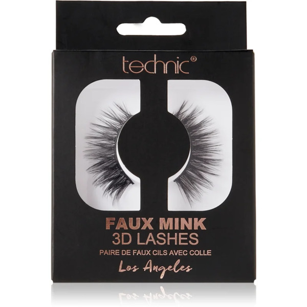 Technic Cosmetics Faux Mink False Eyelashes Los Angeles 1 Pair 