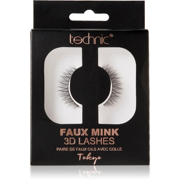 Technic Cosmetics Faux Mink False Eyelashes Tokyo 1 Pair 