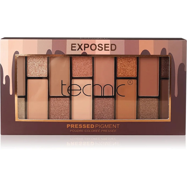  Technic Cosmetics Pressed Pigments Eyeshadow Palette Shade Exposed 29.6 G 