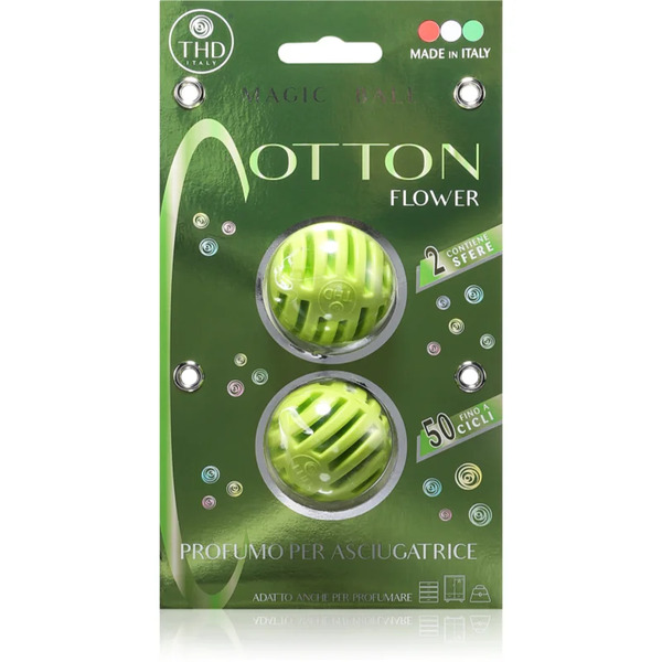  Thd Cotton Flower Scented Dryer Balls 2 Pc 
