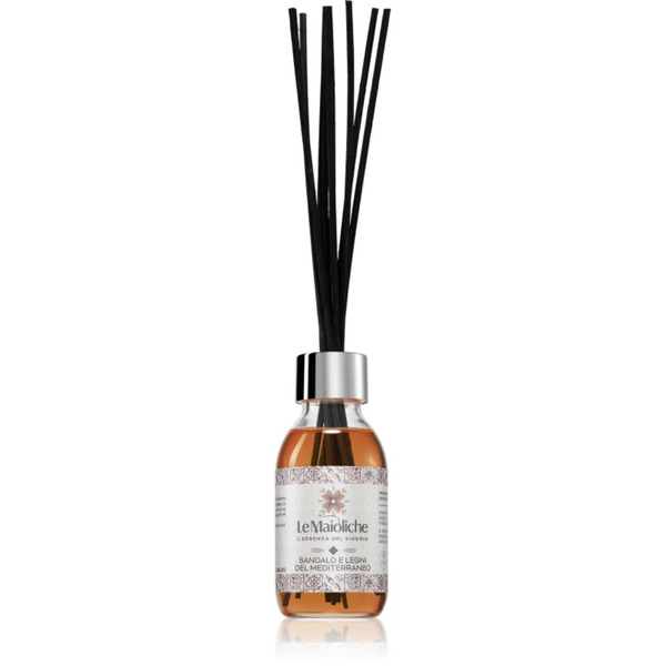  Thd Le Maioliche Sandalo E Legni Del Mediterraneo Aroma Diffuser With Filling 100 Ml 
