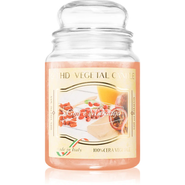  Thd Vegetal Goji E Maracuja Scented Candle 600 G 
