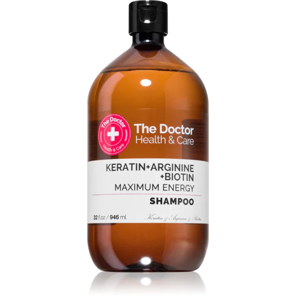  The Doctor Keratin + Arginine + Biotin Maximum Energy Keratin Shampoo For Hair Strengthening And Shine 946 Ml 