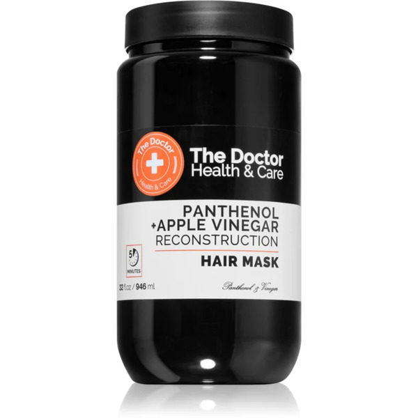  The Doctor Panthenol + Apple Vinegar Reconstruction Hair Mask Intense Regenerating Mask For Hair 946 Ml 