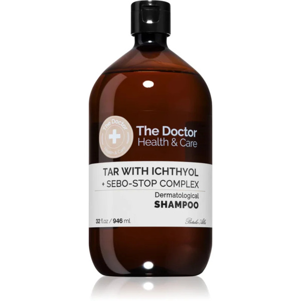 The Doctor Tar With Ichthyol + Sebo-stop Complex Shampoo For Seborrhoeic Dermatitis And Severe Dandruff 946 Ml 