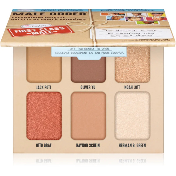  Thebalm Male Order® First Class Male Eyeshadow Palette 13,2 G 
