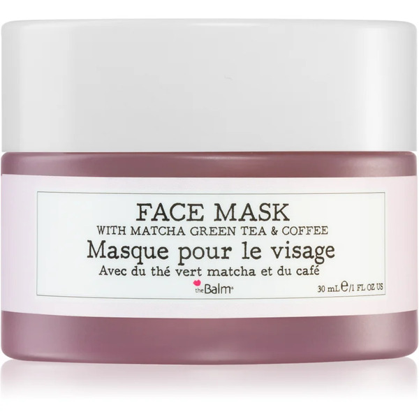  Thebalm To The Rescue® Matcha Green Tea & Coffee Intense Moisturising Face Mask With Green Tea 30 Ml 