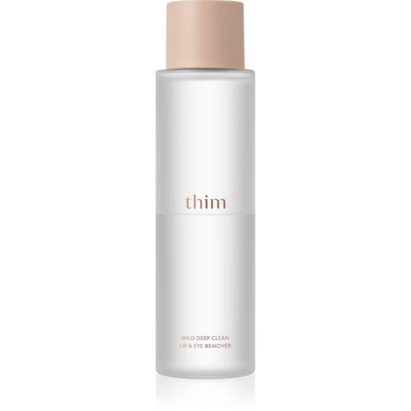  Thim Mild Deep Clean Lip & Eye Remover Two-phase Eye And Lip Makeup Remover With Nourishing Effect 100 Ml 