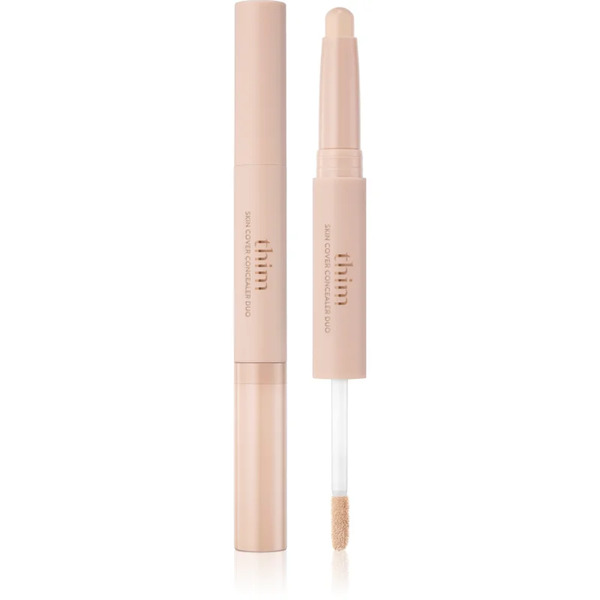  Thim Skin Cover Concealer Duo Imperfection-reducing Concealer Stick Double-ended Shade 01 Ivory 6.3 G 
