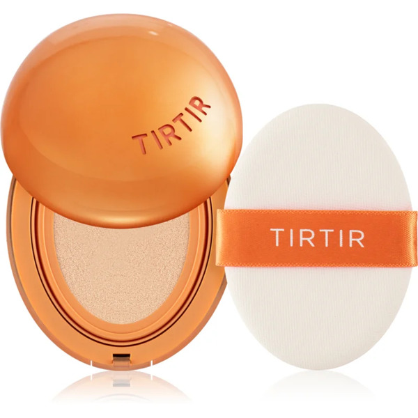  Tirtir Mask Fit Ai Filter Cushion Mini Long-lasting Cushion Foundation With Matt Effect Shade 22n Shell Beige 4.5 G 