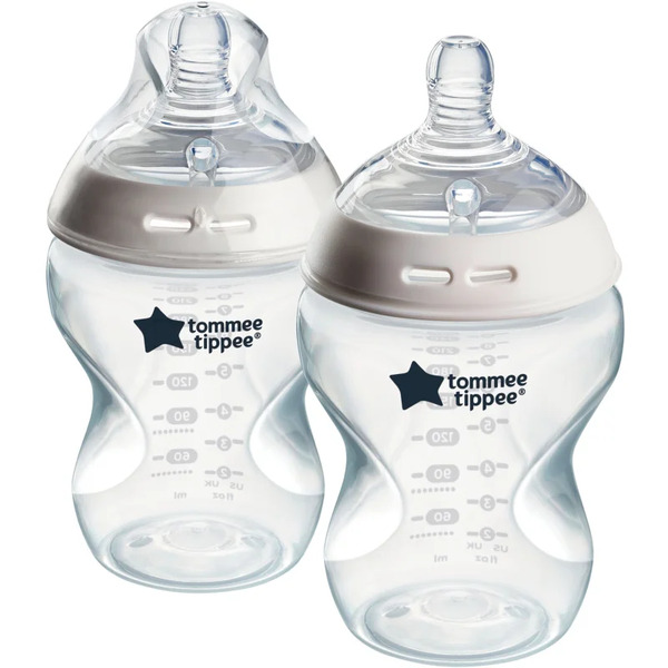  Tommee Tippee Natural Start Anti-colic Baby Bottle Slow Flow 0m+ 2x260 Ml 