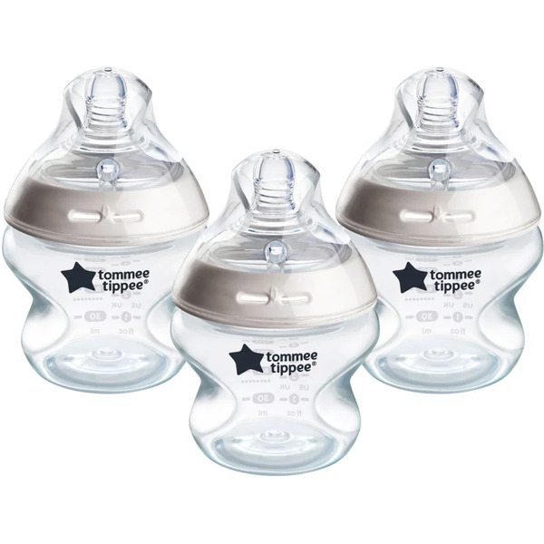  Tommee Tippee Natural Start Anti-colic Self-sterilising Baby Bottle Slow Flow 0m+ 3x150 Ml 