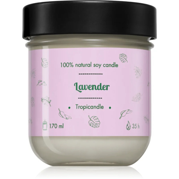  Tropicandle Lavender Scented Candle 170 Ml 
