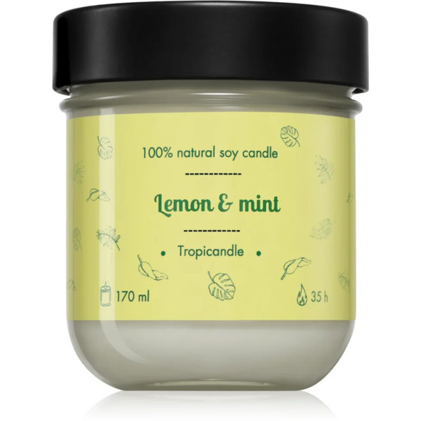  Tropicandle Lemon & Mint Scented Candle 170 Ml 
