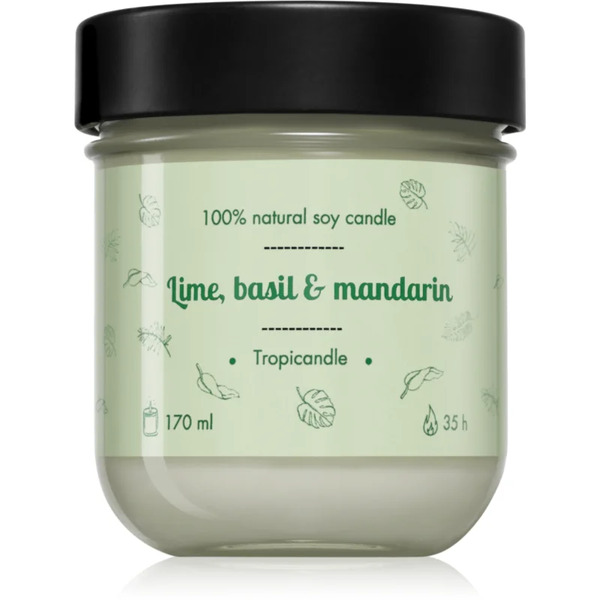 Tropicandle Lime, Basil & Mandarin Scented Candle 170 Ml 