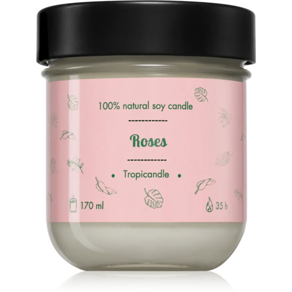  Tropicandle Roses Scented Candle 170 Ml 