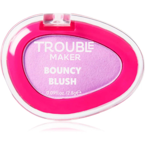  Trouble Maker Bouncy Blush Powder Blusher Shade Jump Lilac 2.8 G 