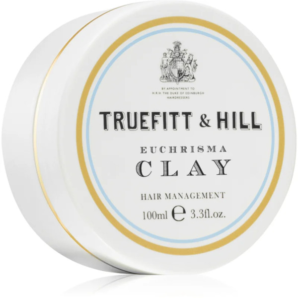  Truefitt & Hill Hair Management Euchrisma Clay Styling Clay With Extra Strong Hold For Hair For Men 100 Ml 