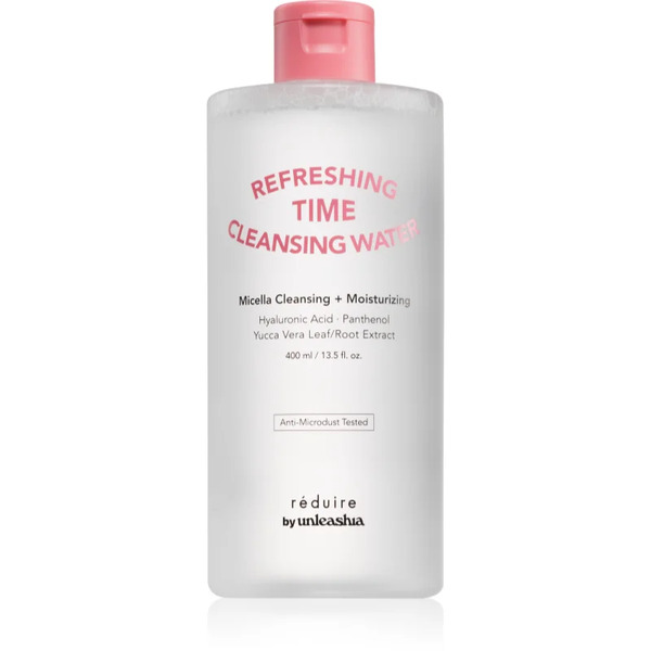  Unleashia Reduire Refreshing Time Cleansing Water Soothing Cleansing Water With Hyaluronic Acid 400 Ml 