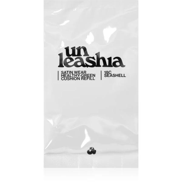  Unleashia Satin Wear Healthy Green Cushion Refill Long-lasting Cushion Foundation Refill Shade 18c Seashell 15 G 