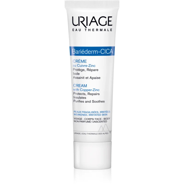  Uriage Bariéderm Cica-cream With Copper-zinc Reparative Cream With Copper And Zinc With Panthenol 15 Ml 