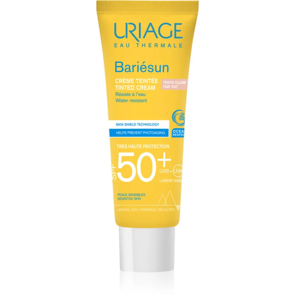  Uriage Bariésun Tinted Cream Spf 50+ Protective Tinted Cream For The Face Spf 50+ Shade Fair Tint 50 Ml 