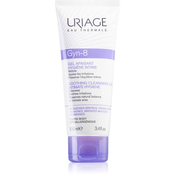  Uriage Gyn-phy Gyn-8 Soothing Cleansing Gel Intimate Hygiene Intimate Hygiene Gel For Irritated Skin 100 Ml 