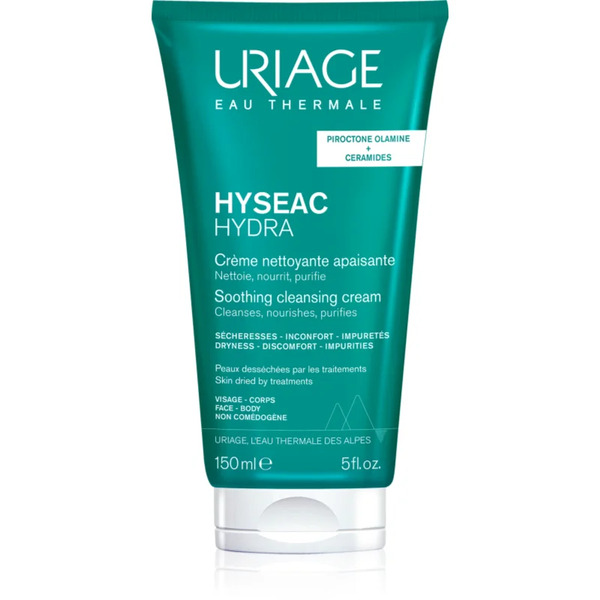  Uriage Hyseac Hydra Soothing Cleansing Cream Soothing Cleansing Cream For Skin Left Dry And Irritated By Medicinal Acne Treatment 150 Ml 
