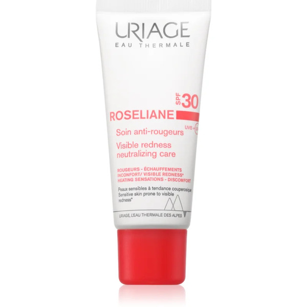  Uriage Roseliane Visible Redness-neutralizing Care Spf30 Light Soothing Moisturiser Against Redness Spf 30 40 Ml 