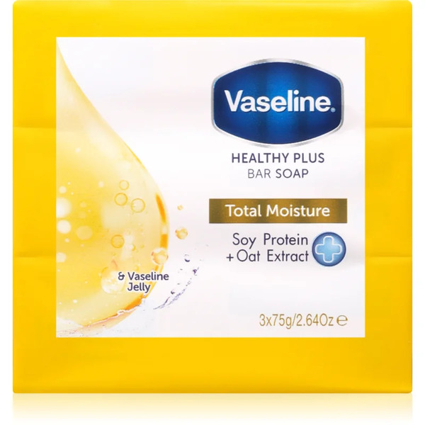  Vaseline Total Moisture Bar Soap Set Of Bar Soaps 3x75 G 