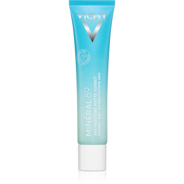  Vichy Minéral 89 48h Moisture Matte Sorbet Moisturising Facial Cream For Oily And Combination Skin 40 Ml 