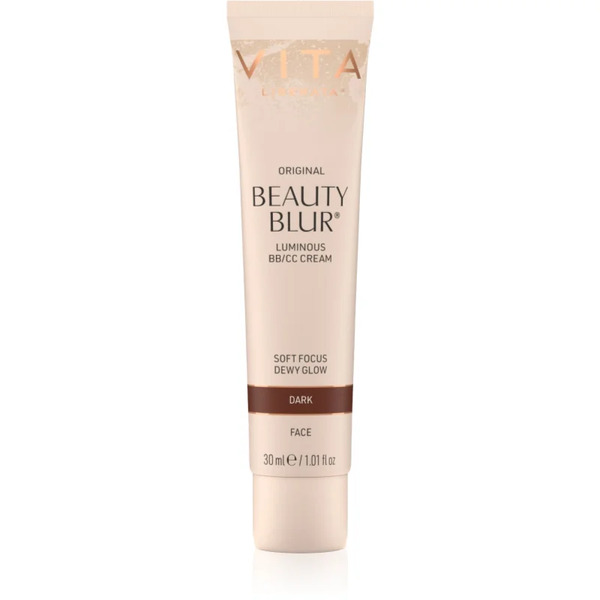  Vita Liberata Beauty Blur Face Brightening Tinted Moisturizer With Smoothing Effect Shade Dark 30 Ml 
