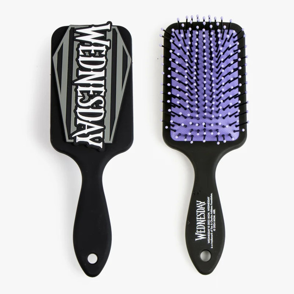  Wednesday Brush Rectangular Hairbrush For Children 1 Pc 