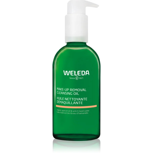  Weleda Cleansing Care Make-up Removal Cleansing Oil Oil Cleanser And Makeup Remover With Soothing Effect 150 Ml 