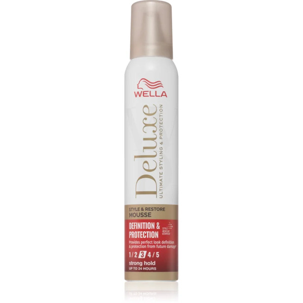 Wella Deluxe Definition & Protection Styling Mousse For Abundant Volume 200 Ml 