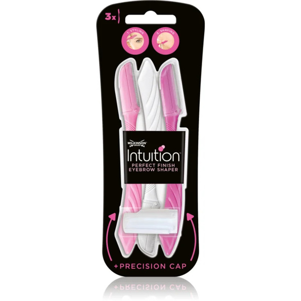  Wilkinson Sword Intuition Eyebrow Shaper Razor For Eyebrows 3 Pc 